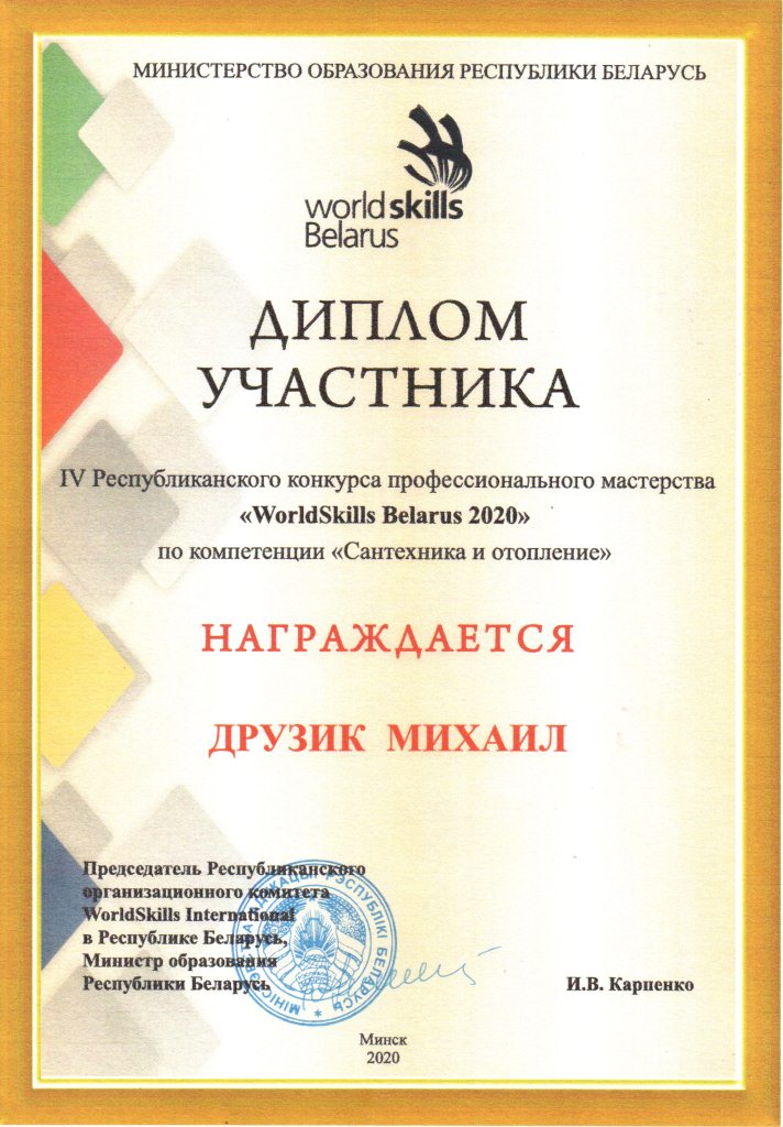 WS участник Друзик М